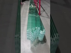 Vidro reforçado extra-claro de 15 mm para construção de parede externa