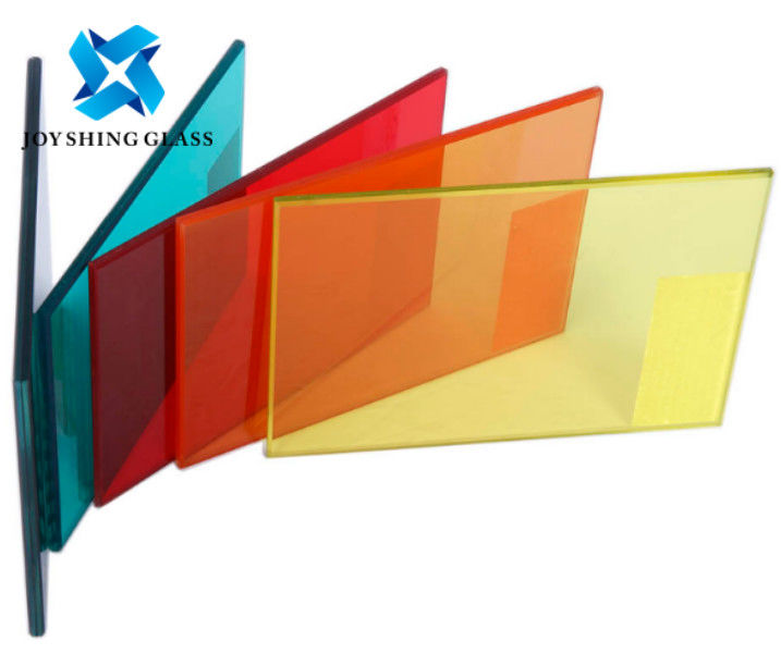Vidro laminado colorido de 0,76 mm azul oceano PVB vidro laminado de segurança
