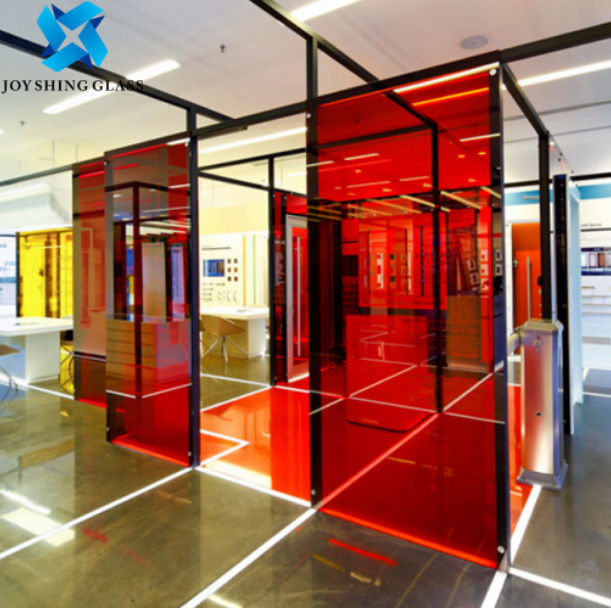 PVB coloriu o vidro laminado que constrói 0.38mm-3.04mm 10 anos de garantia