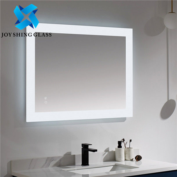 Espelho iluminado caloroso do banheiro do diodo emissor de luz com Bluetooth 600*800 700*900 750*1000