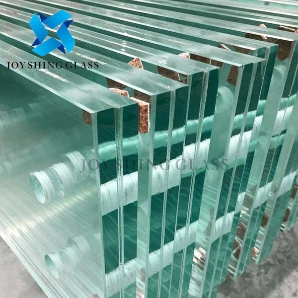 vidro laminado da segurança 5mm dobro de 3mm 4mm, tipo de vidro laminado feito sob encomenda