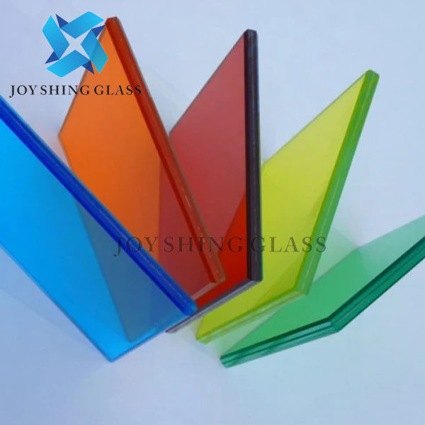 10.38mm Ford Vidro laminado de cor azul para divisória