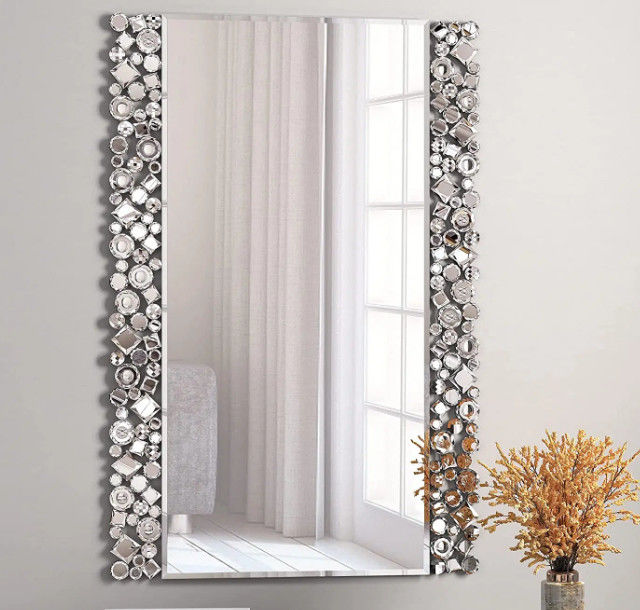 Espelho da decoração da sala de visitas do OEM, espelho de prata 1.1mm - 8mm da parede do ouro