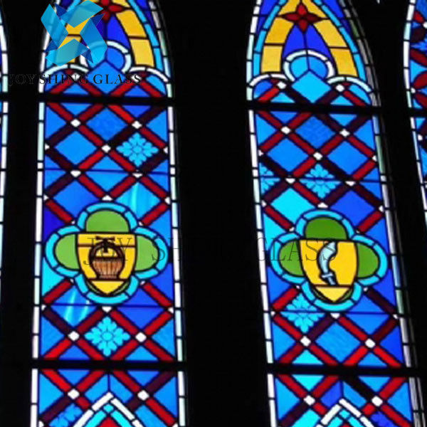 O anti vitral UV da igreja personalizou a cor da forma da espessura do tamanho
