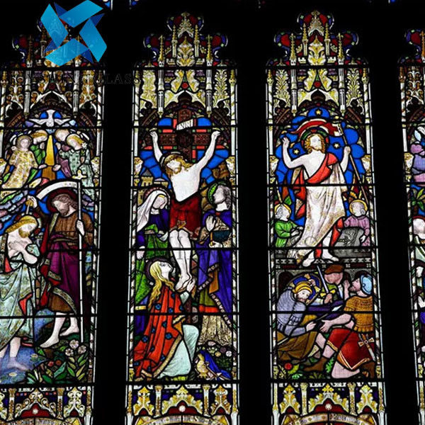 O anti vitral UV da igreja personalizou a cor da forma da espessura do tamanho