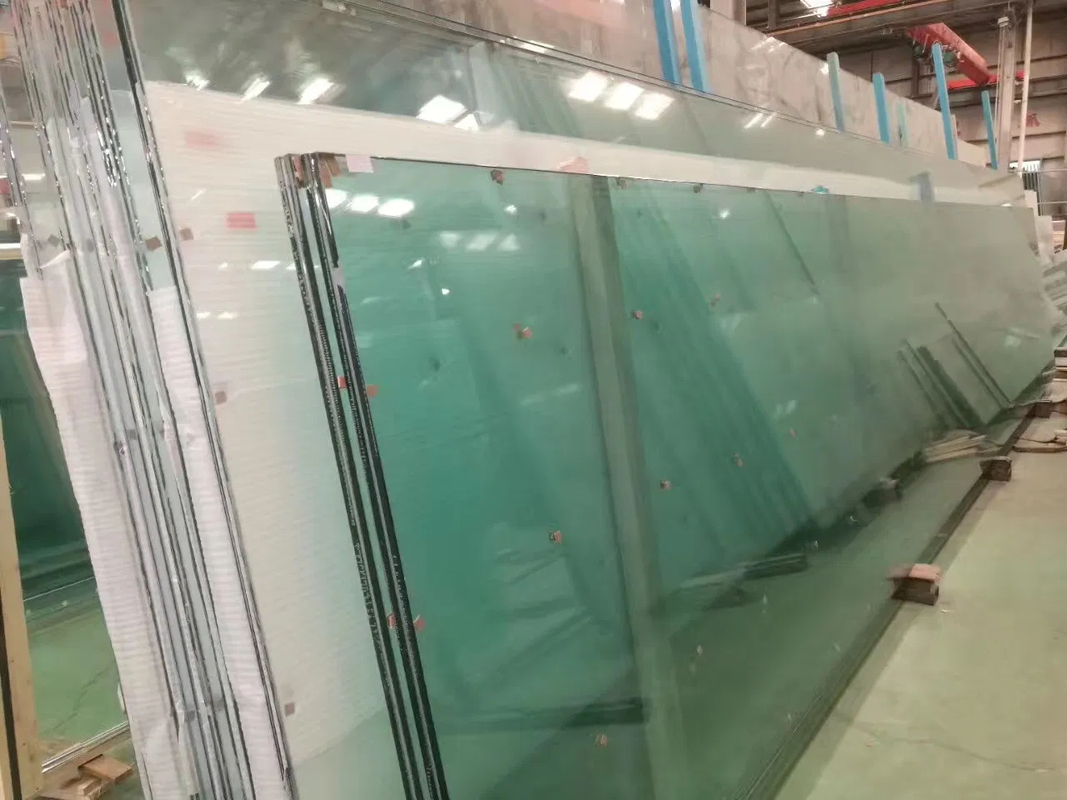 8 10 12 mm Vidro de segurança laminado de construção temperada transparente para paredes de escadas e portas de janelas