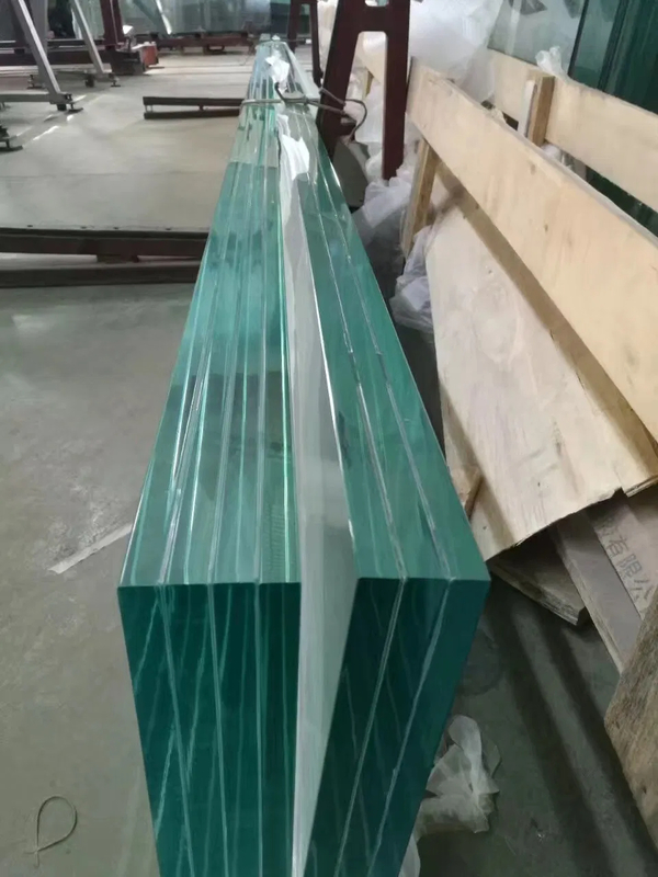 8 10 12 mm Vidro de segurança laminado de construção temperada transparente para paredes de escadas e portas de janelas