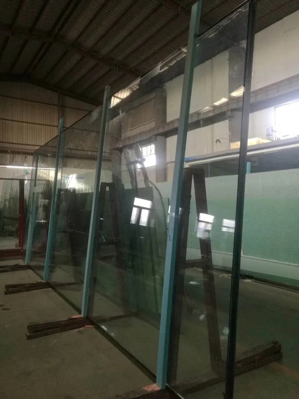 8 10 12 mm Vidro de segurança laminado de construção temperada transparente para paredes de escadas e portas de janelas