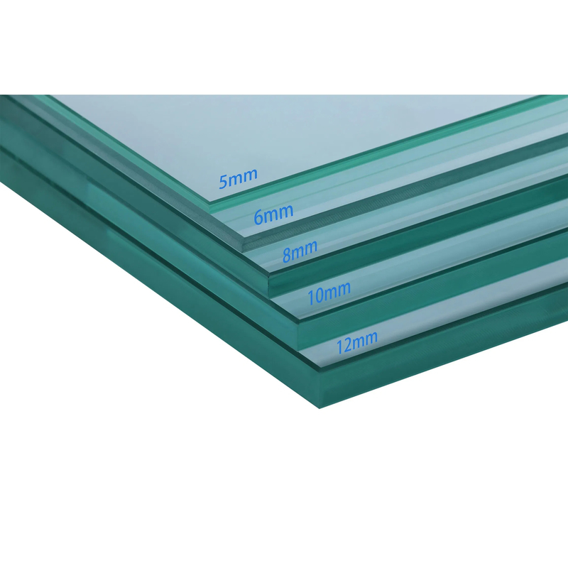 Vidro de Segurança para Construção Vidro Temperado Vidro Laminado Vidro Endurecido para Mobiliário Porta Janela Showroom Decorativo