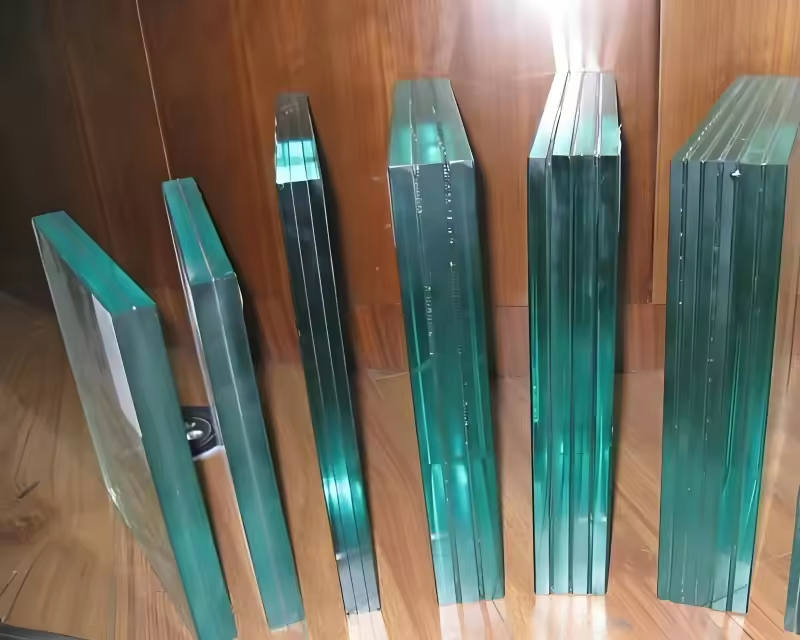 Escolha Arquitetônica Vidro laminado ultra-claro com baixo reflexo para lojas de luxo Vitrines Restaurantes Hotel Escalões de sala de estar