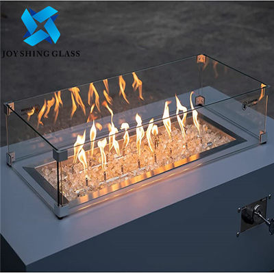 a resistência térmica de vidro moderada à prova de fogo de 20mm endureceu o vidro avaliado do fogo