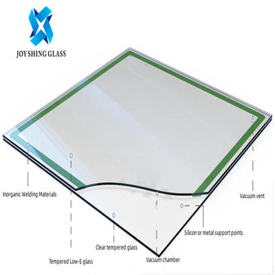 Plano isolado vácuo do vidro da janela/BAIXO vidro moderado curvado de E 25 anos de garantia