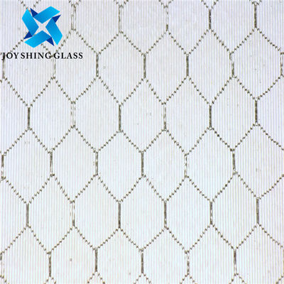 Proteção UV à prova de som de Mesh Laminated Float Glass 1mm-19mm do metal