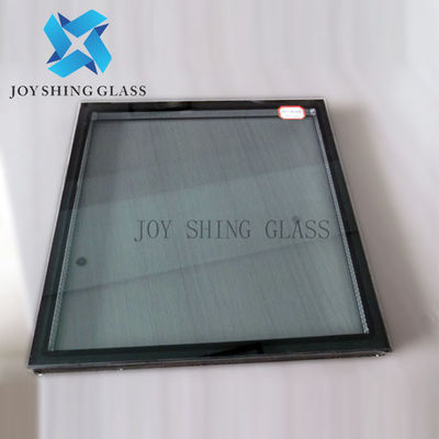Sun que protege o baixo-e vidro de flutuador 6+12A+6 Grey Tempered Insulating Glass azul