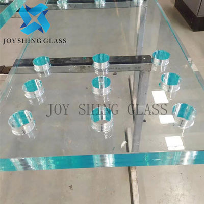 O baixo ferro de PVB SGP EVA Ultra Clear Laminated Glass laminou de vidro