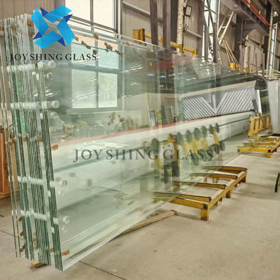 Vidro laminado temperado superdimensionado 15+3.04PVB+15