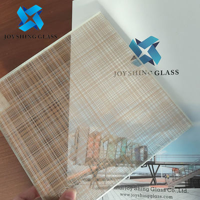 Vidro laminado de segurança EVA personalizado para vidro decorativo de arte