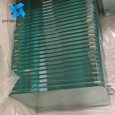 Vidro reforçado de cor verde 6 mm 8 mm 10 mm Vidro de construção de segurança