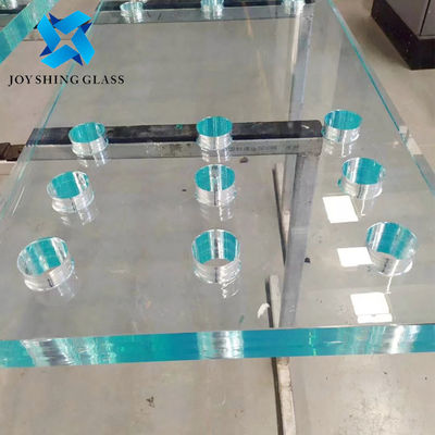 Vidro laminado de cristal ultraclaro para piscinas