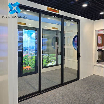 Porta de PVC horizontal deslizante de vidro duplo