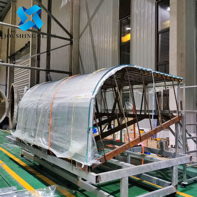 Vidro laminado SGP curvo ultra-límpido para iluminação do teto