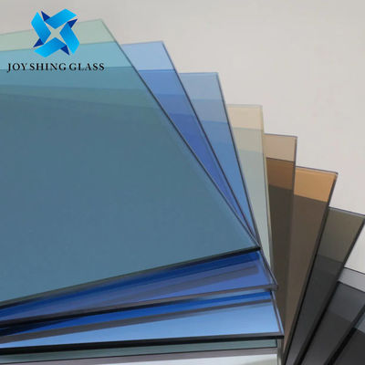 Vidro reforçado azul escuro de forma personalizada de 8 mm para grades