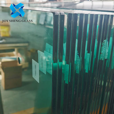 Vidro temperado laminado transparente de 13,52 mm com camada intermédia PVB