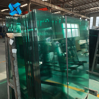 Vidro laminado PVB transparente de 12,38 mm personalizado com furos