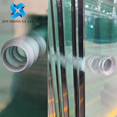 Vidro de vedação de tênis 12 mm Vidro duro transparente com furos