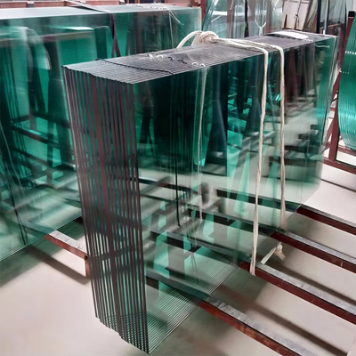 Vidro de segurança transparente transparente temperado para edifícios comerciais e de escritórios